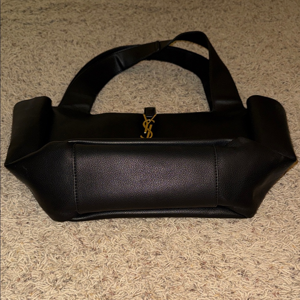 YSL Black Leather Tote Bag - Picture 3 of 8